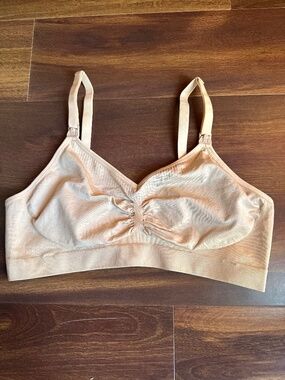 Bravado! Basics Nude  Maternity Nursing Wireless Bra Size XL
